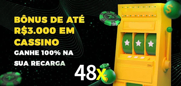 48x melhor bônus de depósito